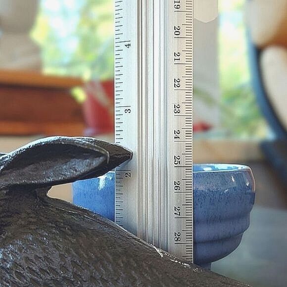 Small light blue ceramic artisan made bowl - Picture 5 of 5